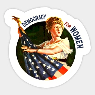 Democracy For Women Sticker